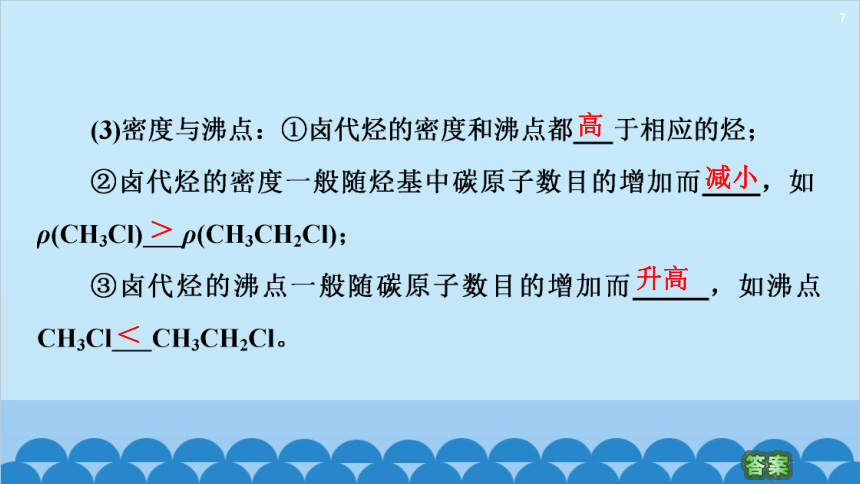 化学人教版（2019）选择性必修第三册 3.1 卤代烃  课件(共58张PPT)