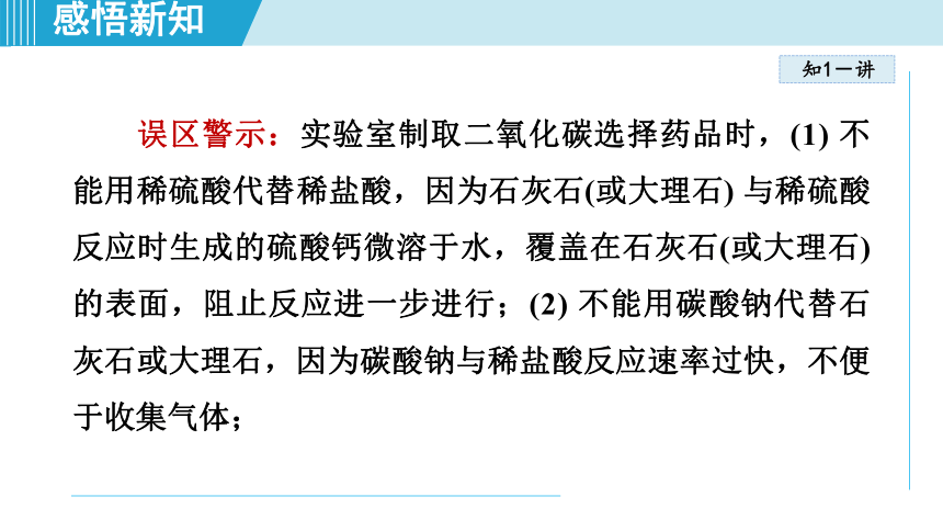 化学人教版九上知识点拨：6.2 二氧化碳制取的研究课件（共34张PPT）