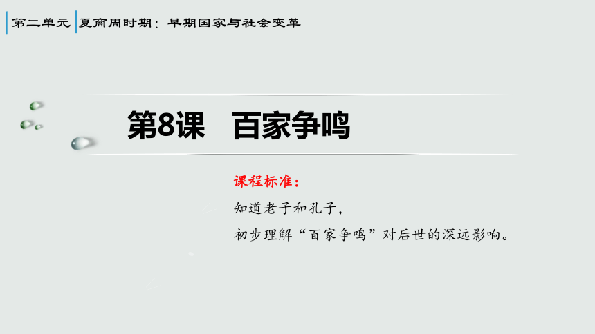 第8课 百家争鸣   课件 （17张PPT  内嵌视频）