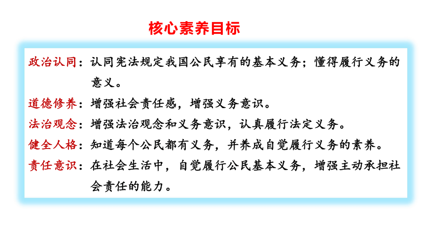 （核心素养目标）       4.1公民基本义务课件（共33张PPT）