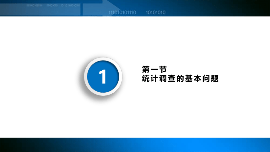 2.1统计调查的基本问题 课件(共31张PPT)-《统计基础知识》同步教学（武汉大学出版社）