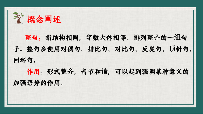 2024届高考语文复习：句式变换复习之整句散句互变换课件(共24张PPT)