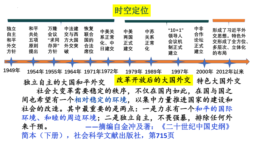 第14课 当代中国的外交 课件(共42张PPT) —统编版（2019）选择性必修一