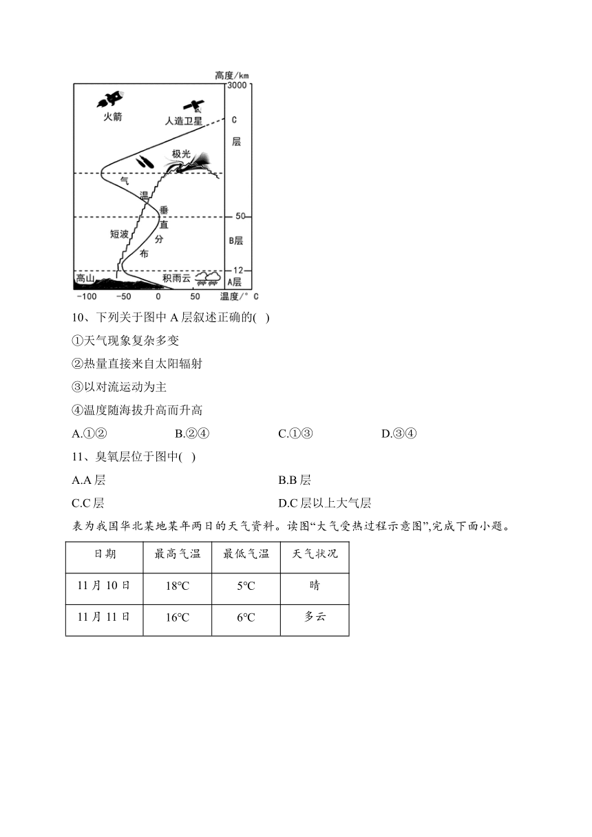 宁夏回族自治区平罗中学2022-2023学年高一下学期期末地理试卷（含解析）