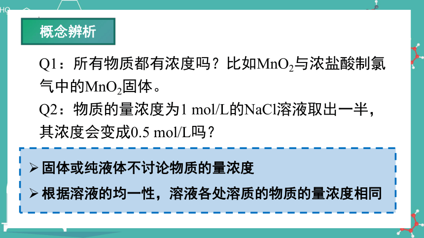 2.3.3 物质的量浓度  课件(共26张PPT)-高一化学（人教版2019必修第一册）