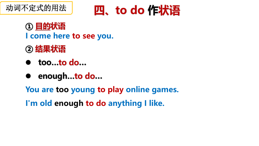 人教版八年级上册 Unit 5 Do you want to watch a game show?Section B Grammar Focus 动词不定式 课件 (共21张PPT)