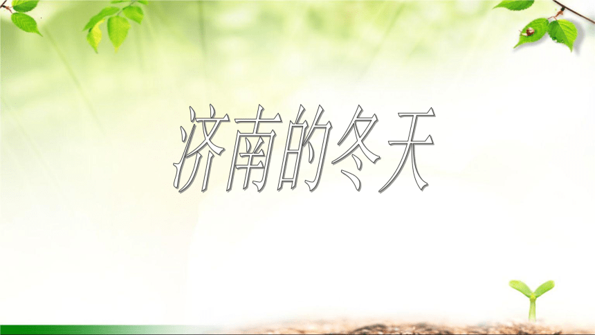 第2课《济南的冬天》课件(共23张PPT)