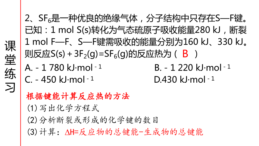 1.1 化学反应的热效应 课件(共33张PPT) 鲁科版（2019）高中化学选择性必修一(共33张PPT)