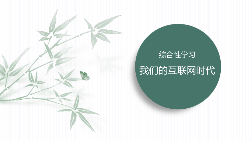 第四单元 综合性学习 我们的互联网时代  课件(共26张PPT)