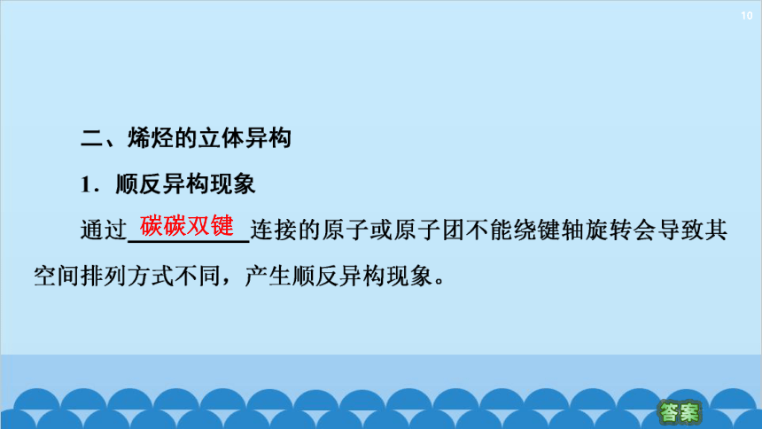 2.2.1烯烃 课件(共55张PPT)化学人教版（2019）选择性必修第三册