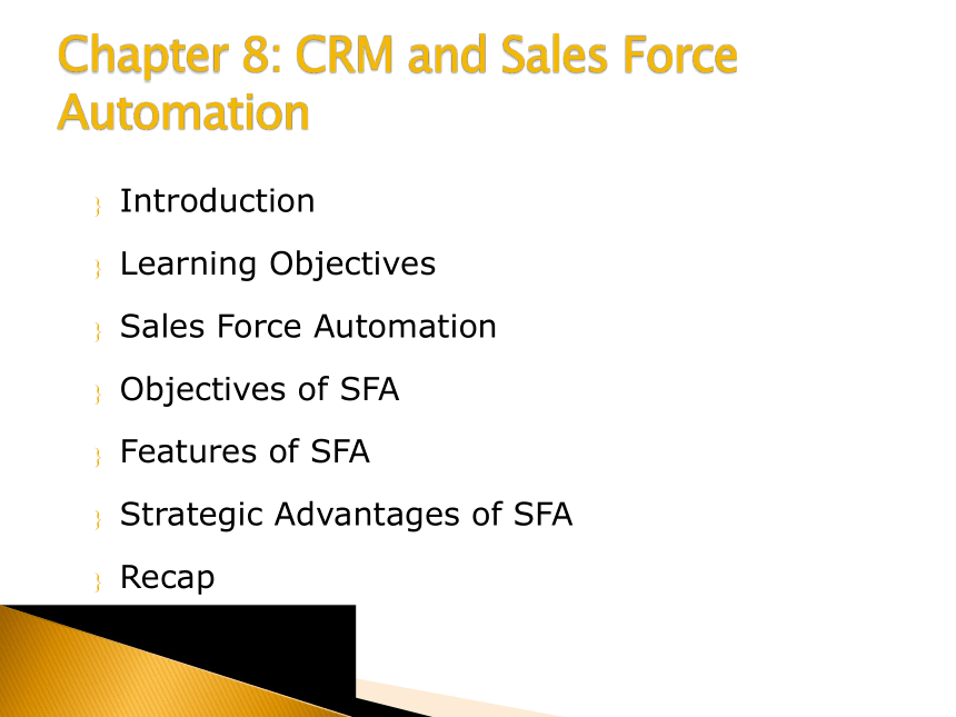 8CRM and Sales Force Automation 课件(共26张PPT)- 《客户关系管理（英文版）》同步教学（人民大学版）