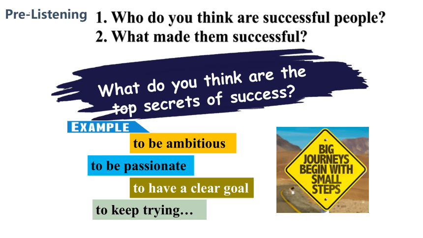 北师大版（2019）  选择性必修第一册  Unit 2 Success  Lesson 2 Top Five Secrets of Success课件(共21张PPT)