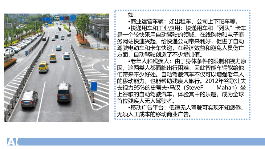 中职《走近人工智能》（商务印书馆·2022）6.3人工智能在自动驾驶中的应用场景 同步课件(共21张PPT)