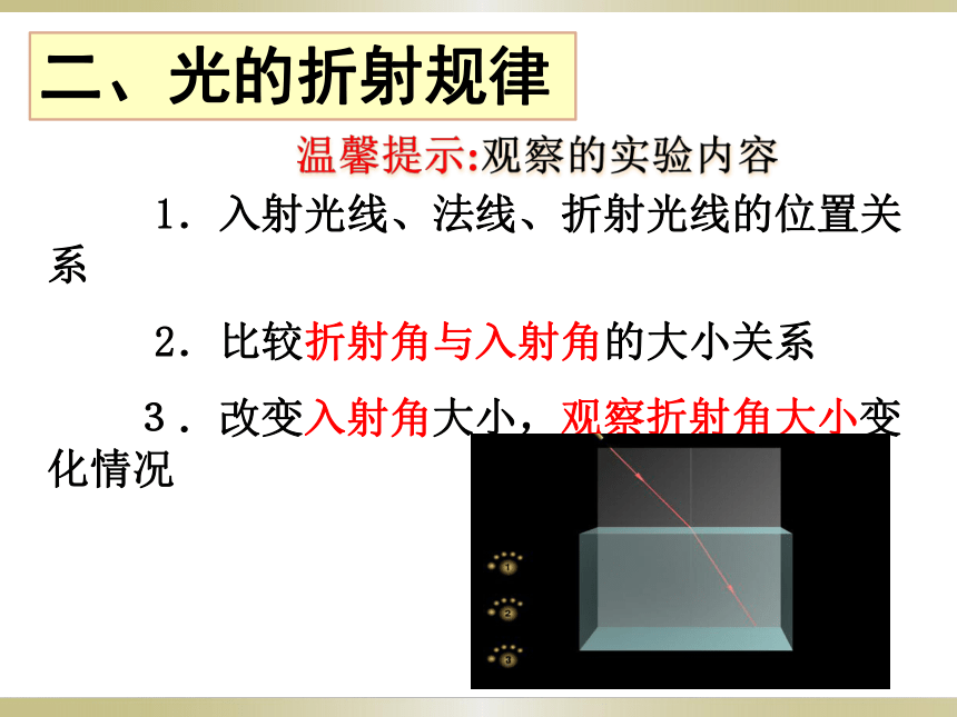3.4探究光的折射规律(2课时)(共32张PPT)
