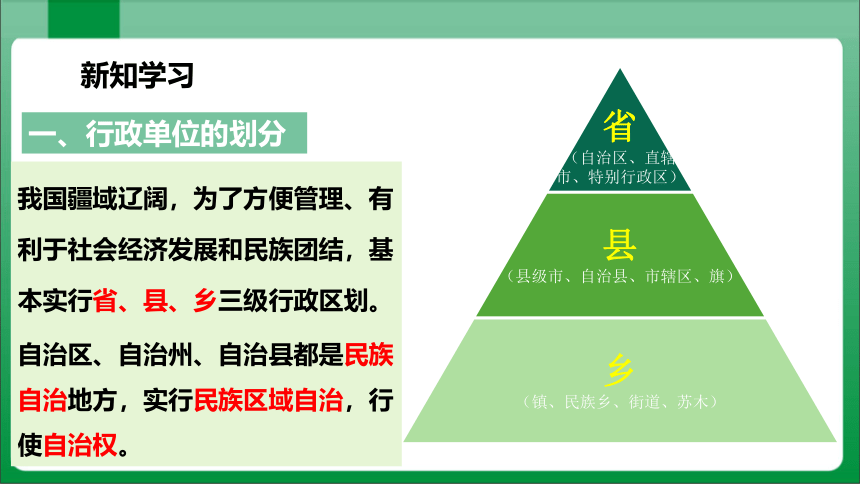 1_1_2行政区划【2023秋人教版八上地理高效实用课件】(共61张PPT)