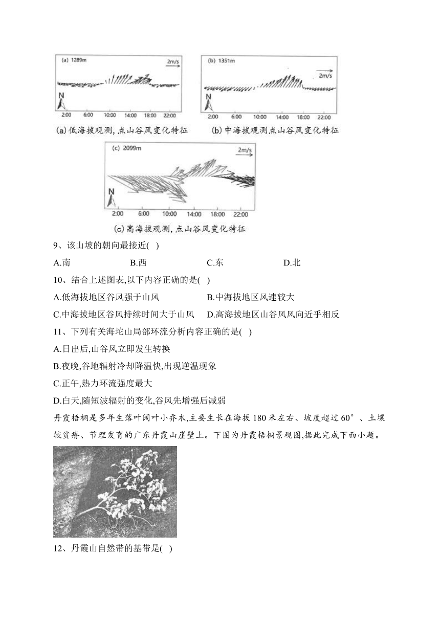 江苏省海安高级中学2023-2024学年高一上学期12月月考地理试卷(解析版)