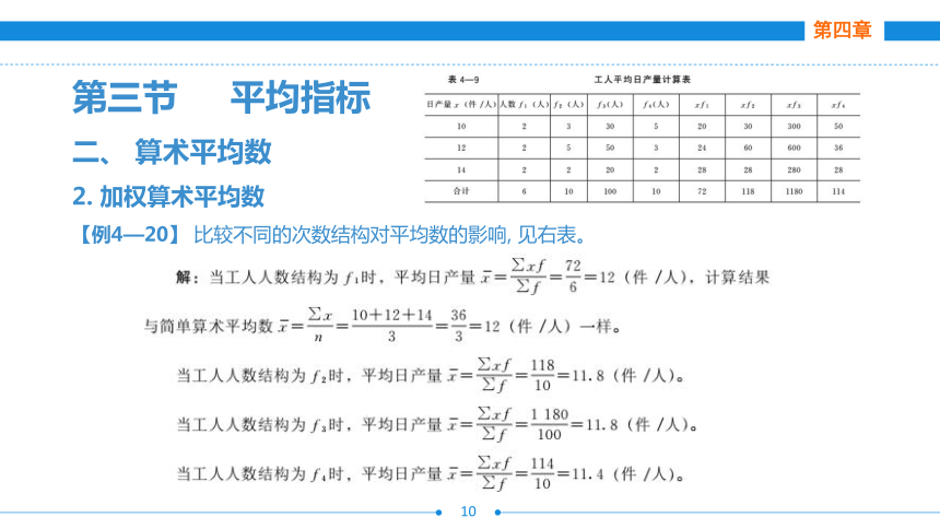 第四章  第三节  平均指标  课件(共44张PPT)- 《统计基础》同步教学（劳保版·2016）