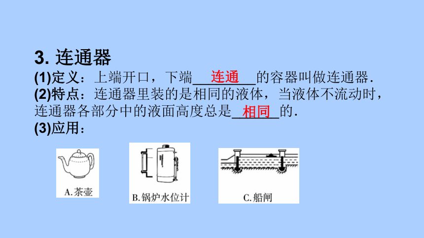 第9章 压强 复习课件(共19张PPT) -2022-2023学年人教版物理八年级下册