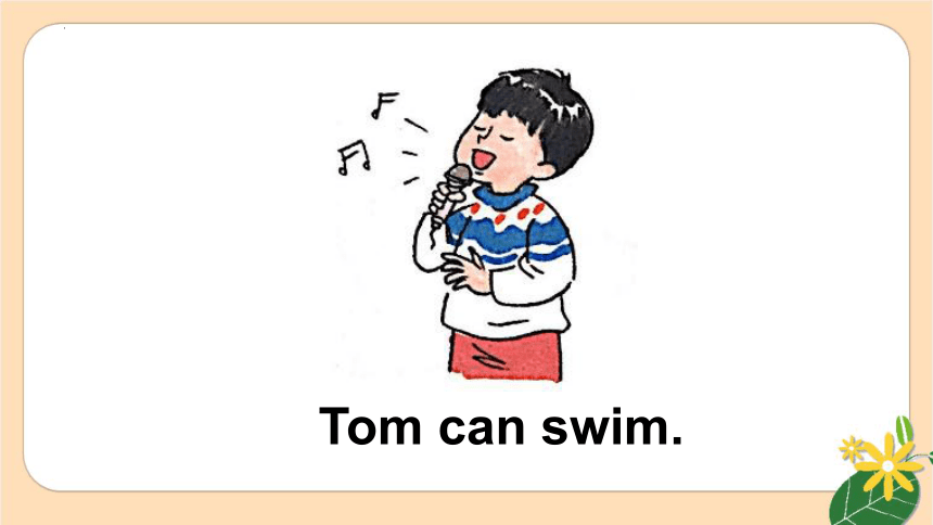 Lesson10 Tom can swim课件（共21张PPT）