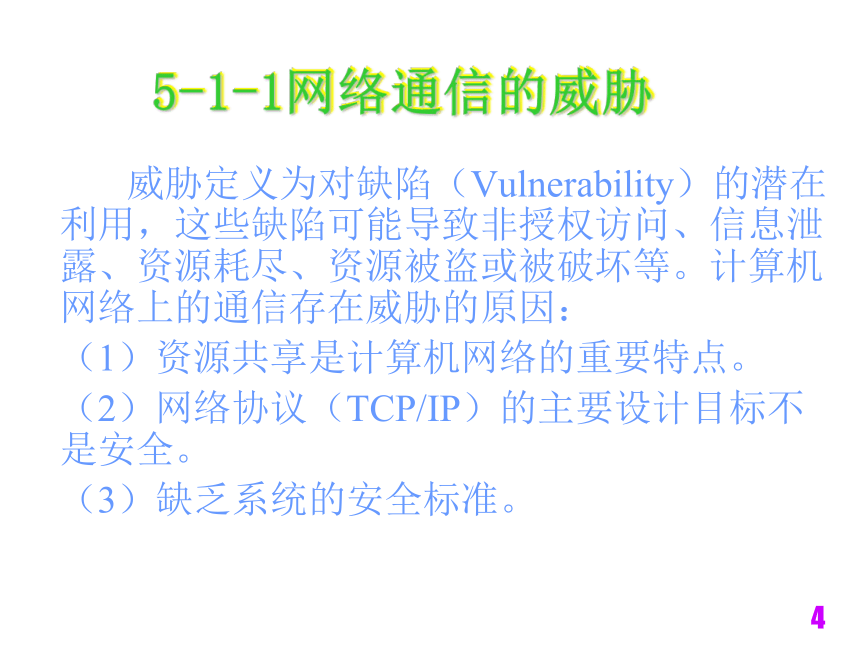 电子商务技术与安全（铁道版）  第5章网络安全知识与安全组网技术 课件(共320张PPT)