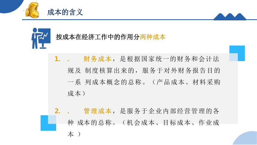 1.1.1成本的含义 课件(共15张PPT)《成本核算与管理》同步教学 高等教育出版社