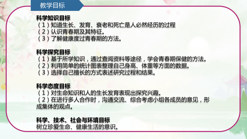 第6单元   防疫与保健 6.3 青春期保健 （课件）(共15张PPT)青岛版六年级科学上册