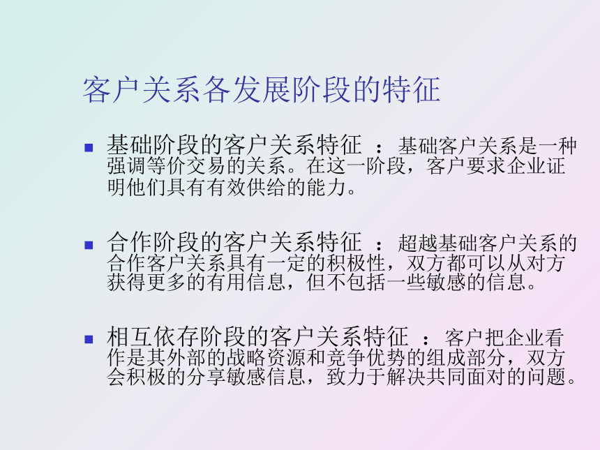 第一章 客户关系管理概述 课件(共24张PPT)- 《客户服务》同步教学（南开大学）