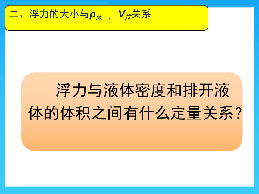 沪科版初中物理八年级9.2 阿基米德原理  课件(共27张PPT)