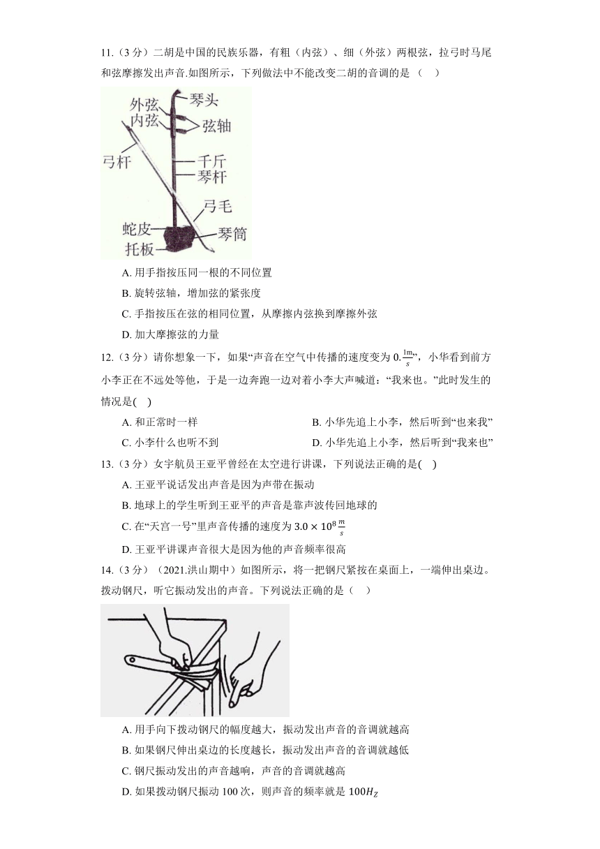 苏科版物理八年级上册《第1章 声现象》巩固提升（含解析）