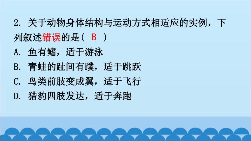 第5单元过关训练课件(共42张PPT)北师大版生物八年级上册