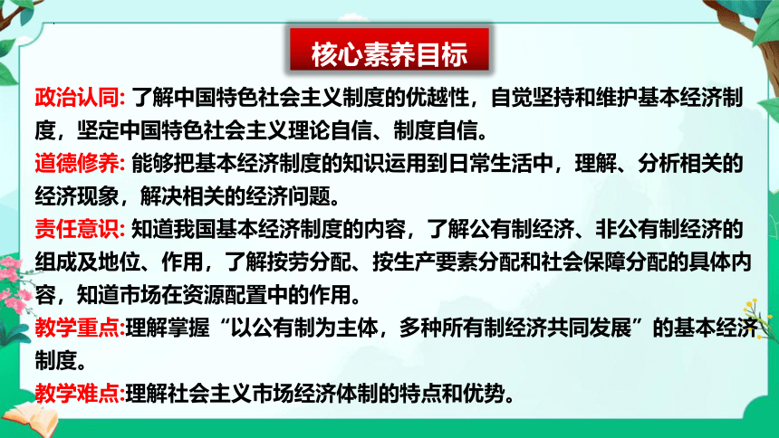 【核心素养目标】5.3基本经济制度  课件(共37张PPT)