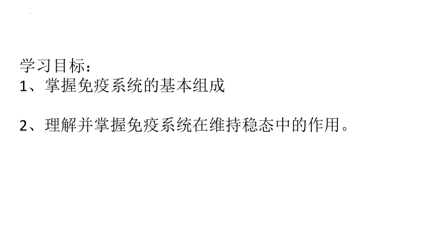 生物人教版（2019）选择性必修1 4.1免疫系统的组成和功能（共35张ppt）