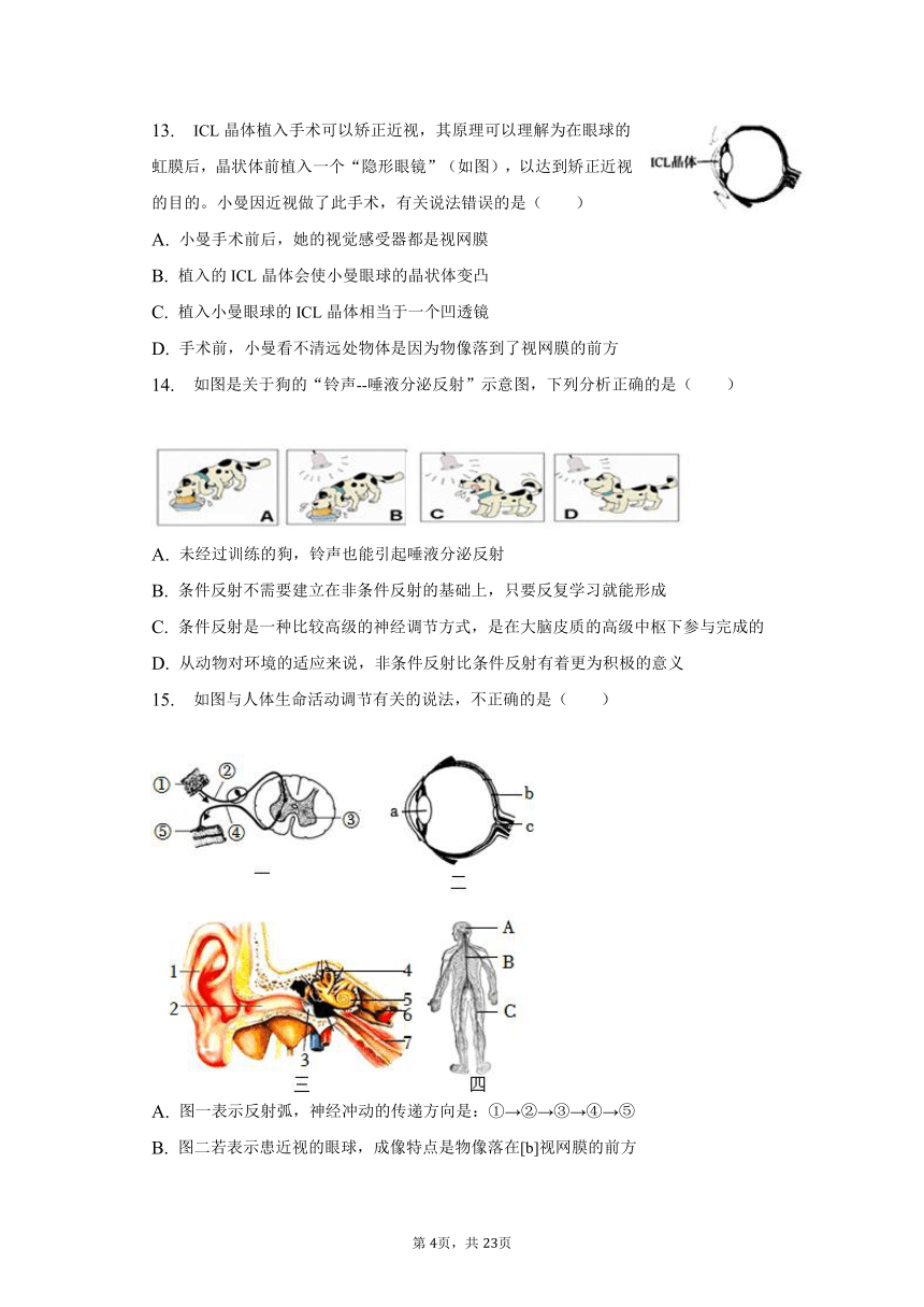 2022-2023学年山东省菏泽市牡丹区七年级（下）期末生物试卷（含解析）