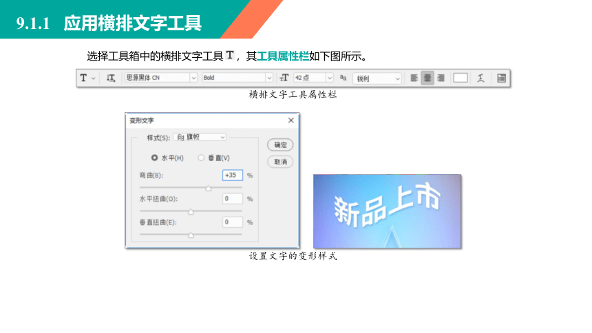 中职《Photoshop网店美工实例教程》（人邮版·2023）第9章文字的创建与应用 同步课件(共30张PPT)