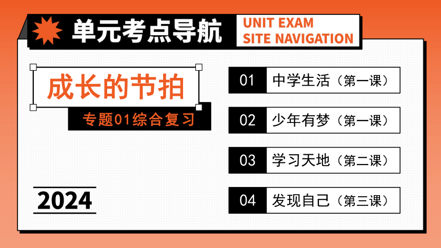 专题01《成长的节拍》全国版道法2024年中考一轮复习课件【课件研究所】