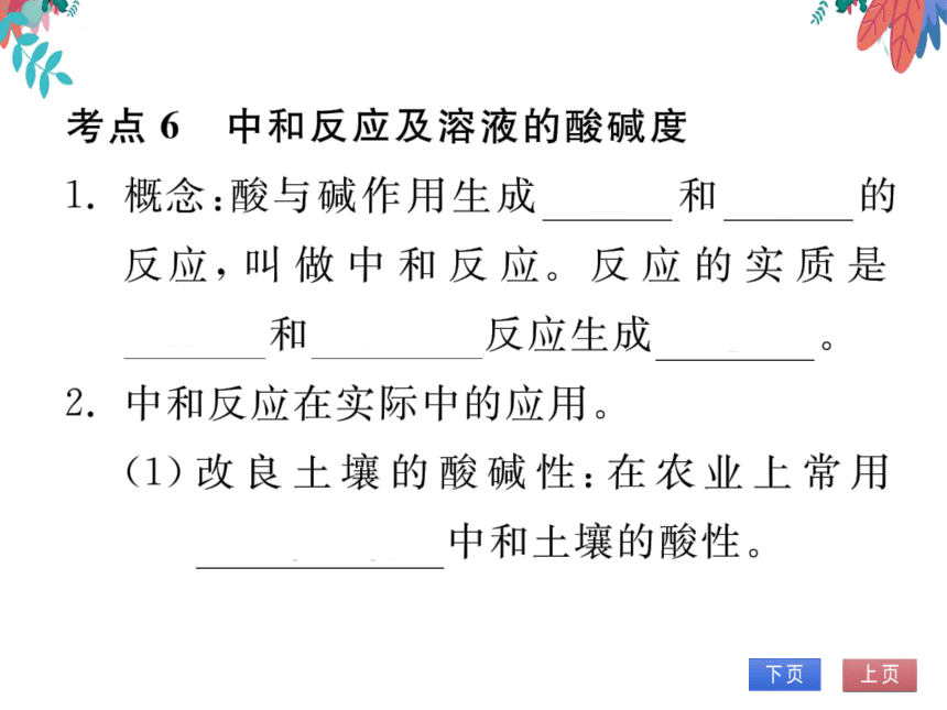 【同步精讲-习题课件】第十单元《酸和碱》单元复习与提升-人教版化学九下