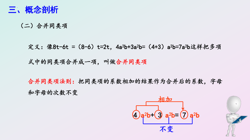 2.2  整式的加减 （第1课时）课件  40张PPT   2023-2024学年人教版七年级上