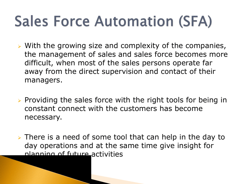 8CRM and Sales Force Automation 课件(共26张PPT)- 《客户关系管理（英文版）》同步教学（人民大学版）