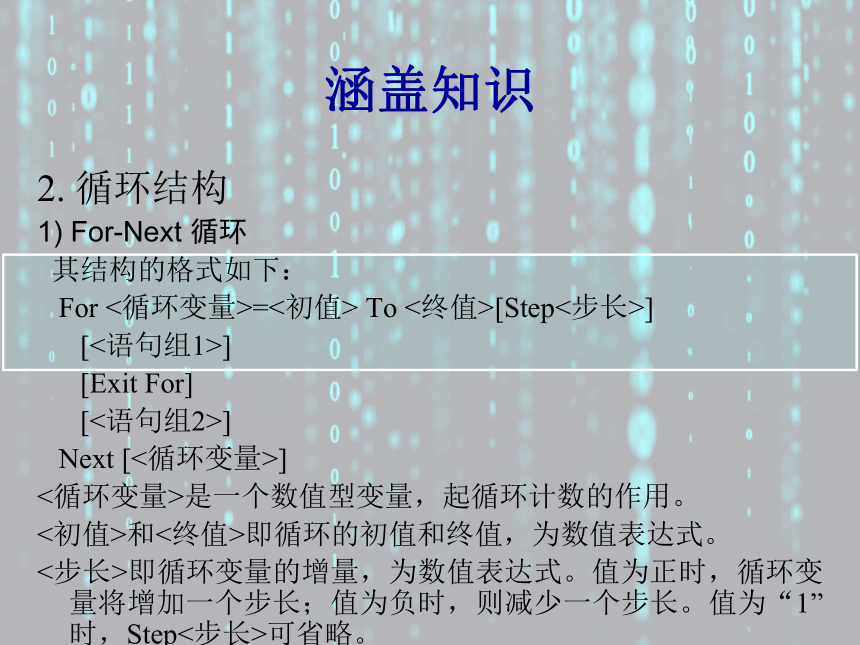 2024年《VB程序设计案例驱动型教程》 【案例4】九九表 课件(共17张PPT)（国防工业出版社）