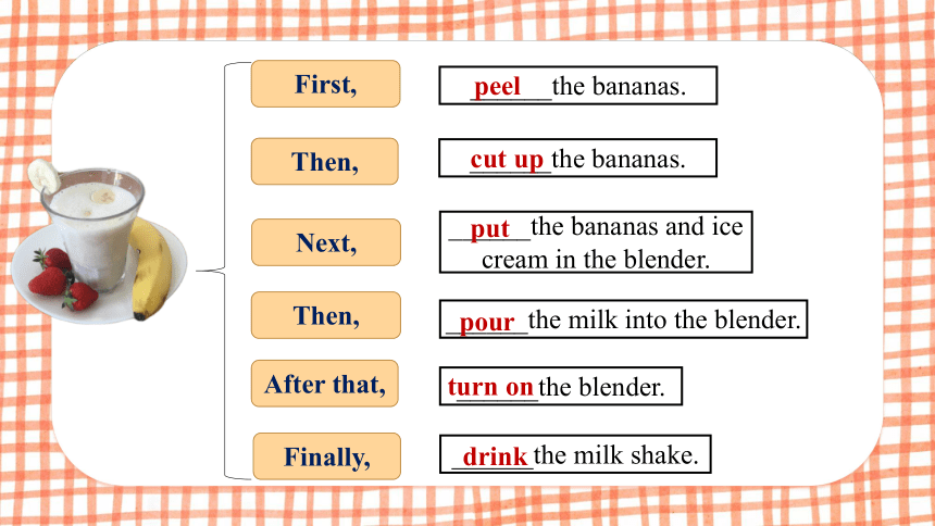 Unit 8 How do you make a banana milk shake? Section B Writing (3a-Self Check) 课件（29张PPT）+内嵌视频
