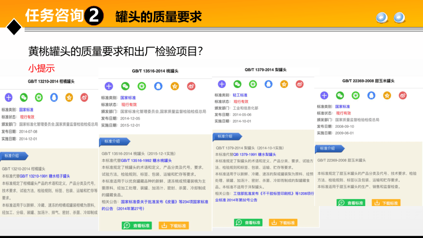 项目４任务1果蔬罐头加工技术 课件(共31张PPT)- 《食品加工技术》同步教学（大连理工版）