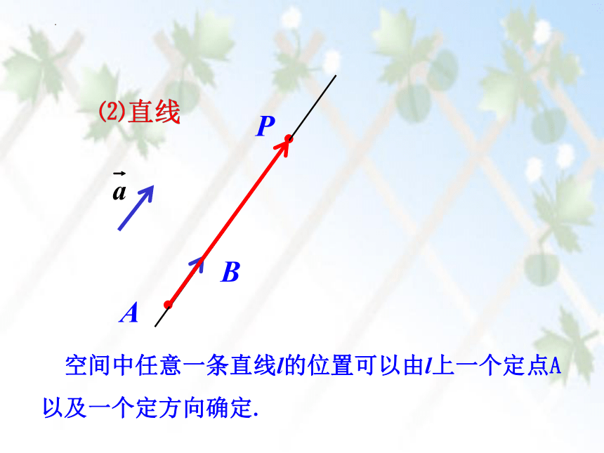 3.4.1直线的方向向量与平面的法向量 课件（共24张PPT）