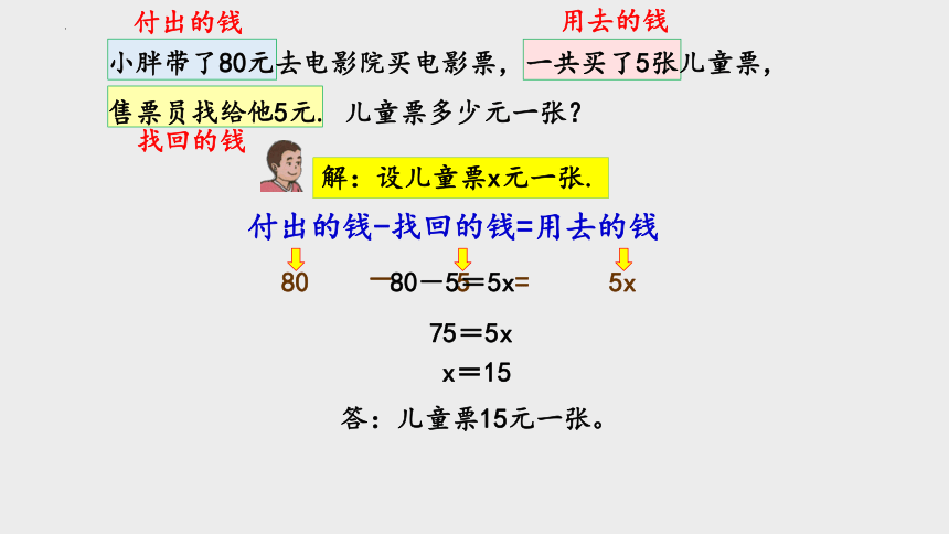 列方程解决问题二(课件)-五年级上册数学沪教版(共21张PPT)