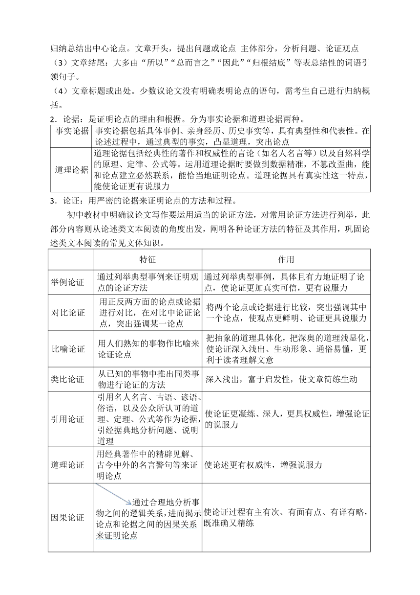 2024届高考语文复习：信息类文本阅读专题复习教案