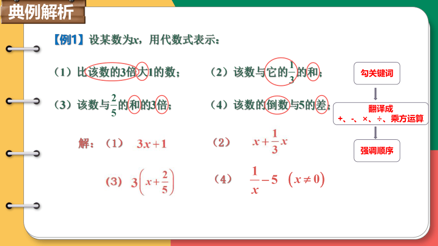 3.1.3列代数式2 课件(共15张PPT) 华东师大版七年级数学上册