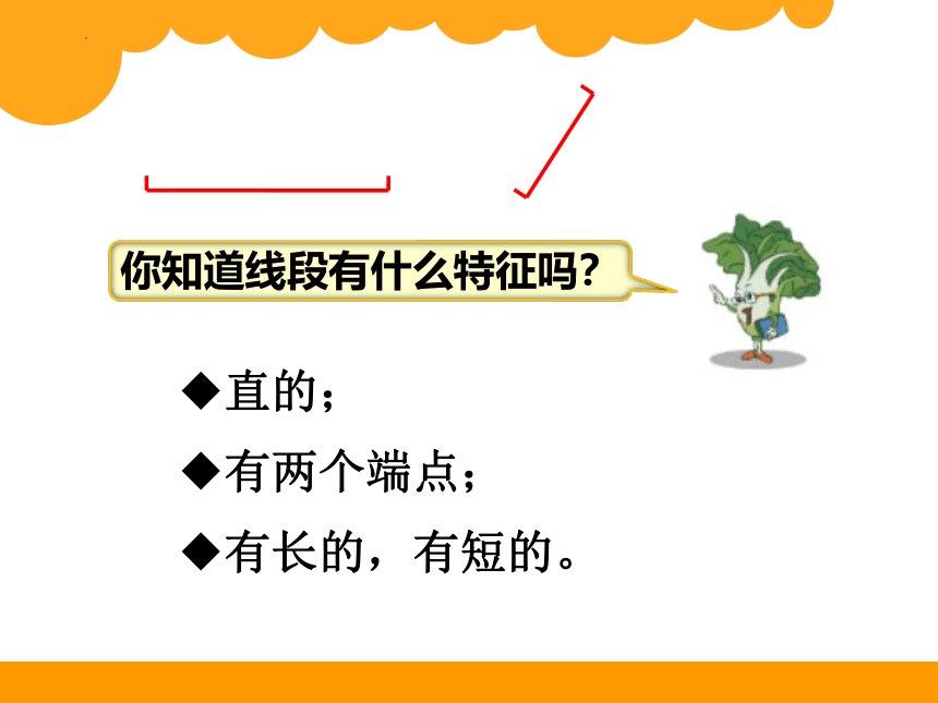 苏教版二年级上册数学第5单元 厘米和米1（认识线段）（课件）(共20张PPT)