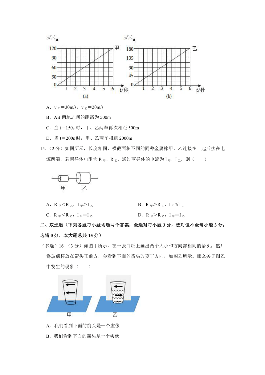 2023-2024学年湖南省株洲市芦淞区九年级（上）期中物理试卷（pdf版 含解析）