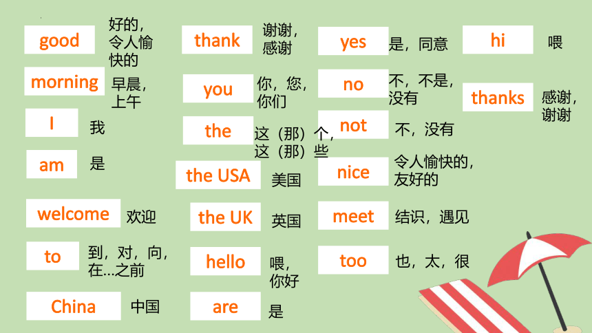 Unit 1 Making new friends Topic 1 Welcome to China! Section A 课件(共30张PPT) 仁爱版七年级英语上册