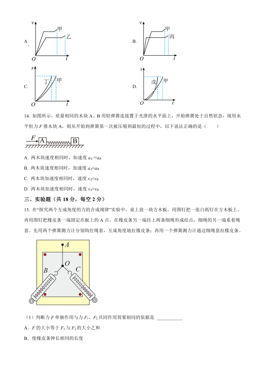 北京市海淀区重点中学2023-2024学年高三上学期开学考试物理试题（原卷版+解析版）