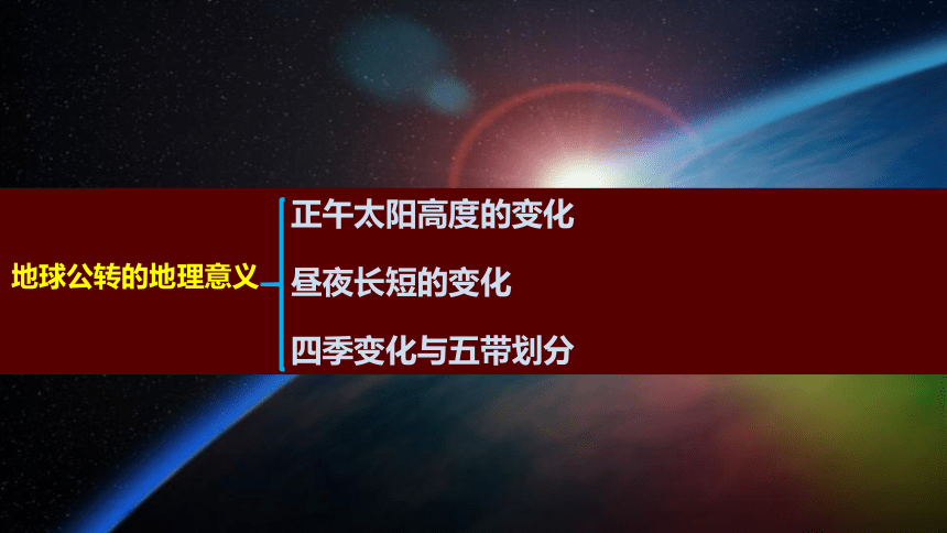 1.2地球公转运动的地理意义——正午太阳高度的变化第二课时课件（共102张ppt）